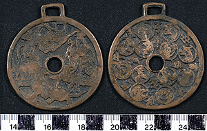 Thumbnail of Coin-Shaped Zodiac Charm (1900.82.0002)