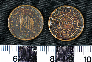Thumbnail of Token: United States, Flag (1900.86.0003)