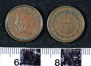 Thumbnail of Token: United States, Our Army (1900.86.0005)