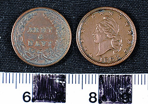 Thumbnail of Token: United States, Army & Navy (1900.86.0007)