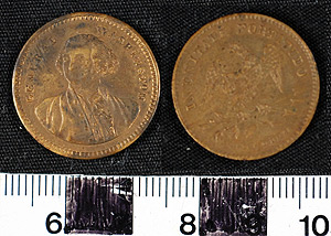 Thumbnail of Token: United States, George Washington, Civil War? (1900.86.0018)