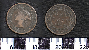Thumbnail of Coin: Canada, One Cent (1900.87.0006)