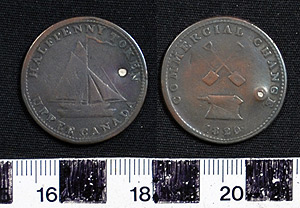 Thumbnail of Token: Canada, Half Penny (1900.87.0014)