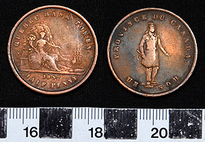 Thumbnail of Token: Canada, Half Penny (1900.87.0016)