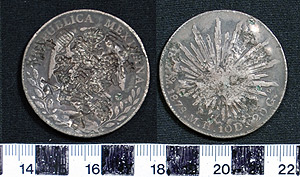 Thumbnail of Coin: Mexico, 8 Reales (1900.88.0003)