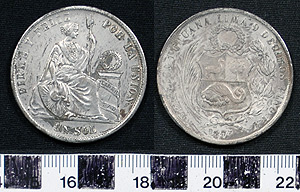 Thumbnail of Coin: Peru, Un Sol (1900.88.0011)