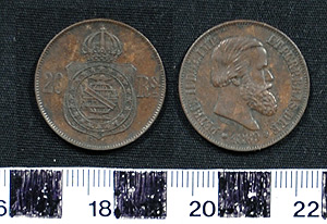 Thumbnail of Coin: Brazil, 20 Reis (1900.88.0013)