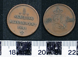 Thumbnail of Coin: 1/2 Skilling  (1900.89.0012)