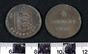 Thumbnail of Coin: British Four Doubles (1900.90.0022)