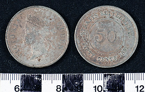 Thumbnail of Straits Settlements Coin: 50 Cents (1900.90.0028)
