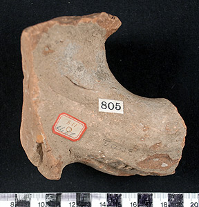 Thumbnail of Rhodian Amphora Handle Fragment (1915.03.0032)