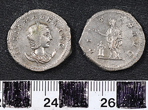 Thumbnail of Coin: Antoninianus of Julia  Maesa (1919.63.0057)