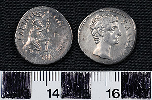 Thumbnail of Coin: Denarius of Augustus (1919.63.0122)