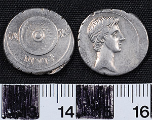 Thumbnail of Coin: Denarius of Augustus (1919.63.0126)