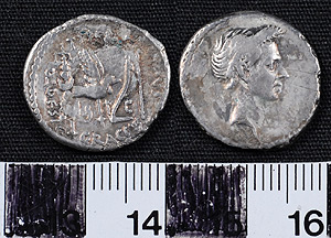 Thumbnail of Coin: Denarius of Augustus (1919.63.0134)