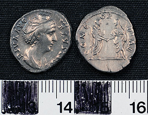 Thumbnail of Coin: Denarius of Faustina Senior (1919.63.0142)