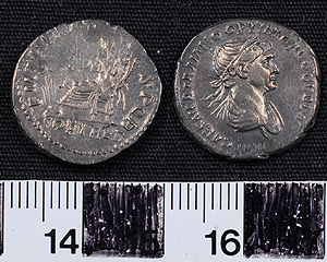 Thumbnail of Coin: Denarius of Trajan (1919.63.0145)