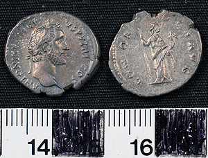 Thumbnail of Coin: Denarius of Antoninus Pius (1919.63.0156)