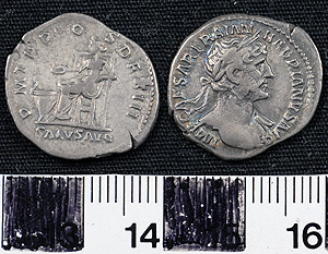 Thumbnail of Coin: Denarius of Hadrian (1919.63.0175)