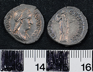 Thumbnail of Coin: Denarius of Sabina (1919.63.0177)