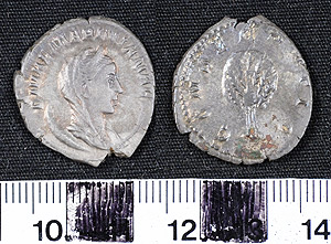 Thumbnail of Coin: Commemorative Antoninianus of Mariniana (1919.63.0178)