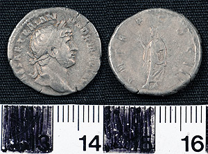 Thumbnail of Coin: Denarius of  Hadrian (1919.63.0198)
