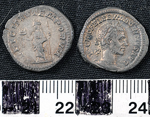 Thumbnail of Coin: Denarius of Macrinus (1919.63.0199)