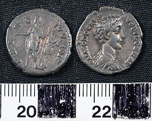 Thumbnail of Coin: Denarius of Commodus,  Caesar Under  M. Aurelius (1919.63.0218)