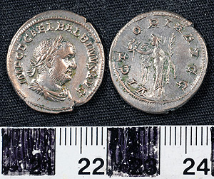 Thumbnail of Coin: Denarius of Balbinus (1919.63.0324)