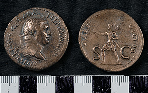Thumbnail of Coin: Brass Sestertius of Vitellius (1919.63.1334)