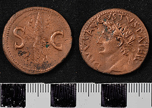 Thumbnail of Coin: As Issued in Honor of Augustus (1919.63.1338)