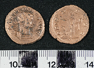 Thumbnail of Coin: Antoninianus of Aurelian (1919.63.1392)