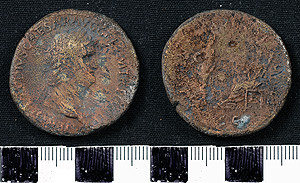 Thumbnail of Coin: Sestertius of Nero (1919.63.1419)