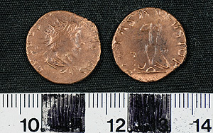 Thumbnail of Coin: Antoninianus of Tetricus  II (1919.63.1422)