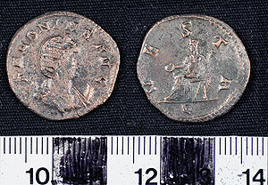 Thumbnail of Coin: Antoninianus of Salonina, wife of Gallienus  (1919.63.1504)