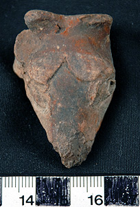 Thumbnail of Animal Figurine Fragment, Horse Head (1926.02.0015)
