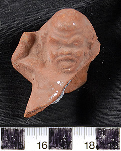 Thumbnail of Votive Figure Fragment: Male Head, Grotesque (1926.02.0020)