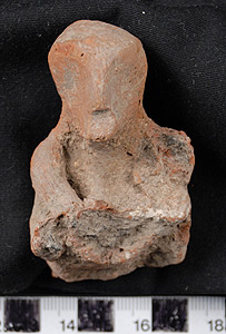 Thumbnail of Votive Figurine Fragment: Seated Human (1926.02.0189)