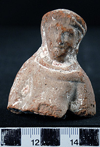Thumbnail of Votive Figurine Fragment: Head and Torso of Horus (1926.02.0204)