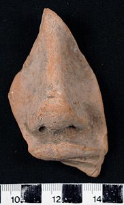 Thumbnail of Figurine Fragment: Face of a Deity (?) ()