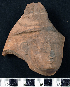Thumbnail of Figurine Fragment: Face of a Deity ()