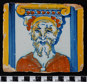 Thumbnail of Tile: Bacchus, God of Wine and Revelry (1931.01.0007)