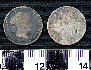 Thumbnail of Coin: Viceroyalty of New Spain Territory, 10 Centimos (1965.01.0010B)