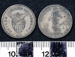Thumbnail of Coin: Philippines U.S. Territory, 20 Centavos (1965.01.0021)