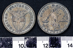 Thumbnail of Coin: Philippines U.S. Territory, 50 Centavos (1965.01.0023)