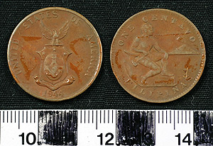 Thumbnail of Coin: U.S. Commonwealth of Philippines, 1 Centavo (1965.01.0026)