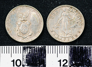 Thumbnail of Coin: U.S. Commonwealth of Philippines,10 Centavos (1965.01.0030)