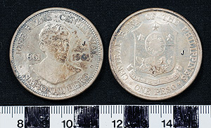 Thumbnail of Coin: Republic of the Philippines, 1 Peso (1965.01.0035)