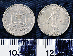 Thumbnail of Coin: Republic of the Philippines, 10 Centavos (1965.01.0040)