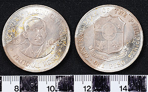 Thumbnail of Coin: Republic of the Philippines, 1 Peso (1965.01.0043)